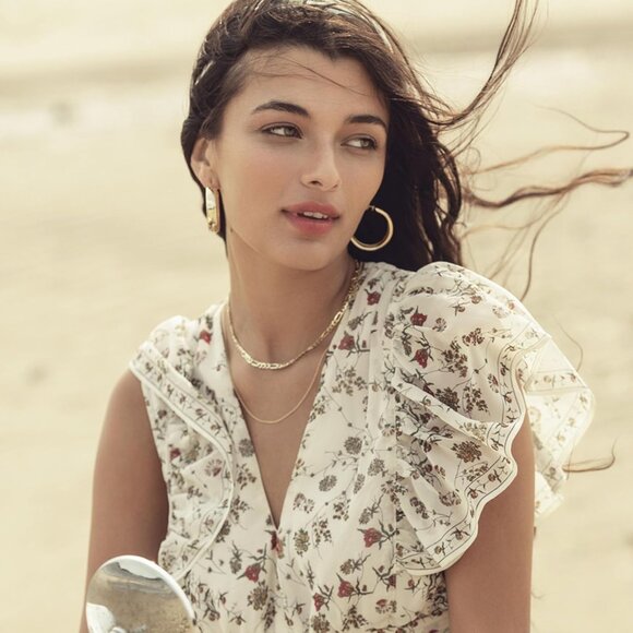 Gold Cable Link Necklace 18 Inch Silver Gold Plated Jewelry for Women & Men - Picture 5 of 8